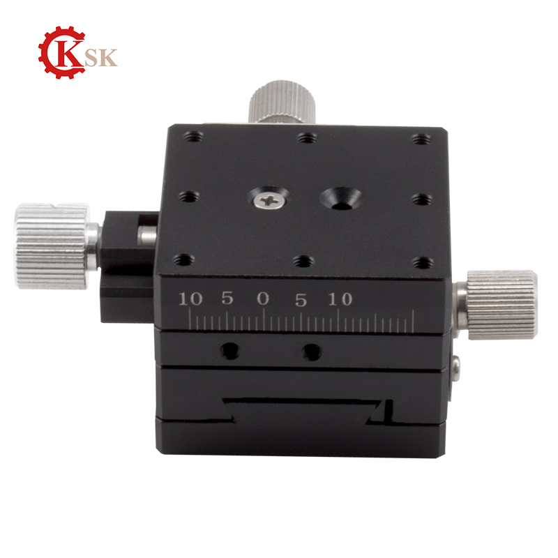 LWF25/40手動(dòng)微調(diào)十字KSK滑臺(tái)微型迷你型燕尾槽精密平臺(tái)XY雙方向